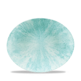 Stone Aquamarine Oval Plate 31.7cm x 25.5cm
