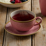 Petal Pink Cappuccino Saucer 15.6cm