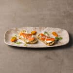 Stone Agate Grey Chefs' Oblong Plate 35.5 x 18.9cm