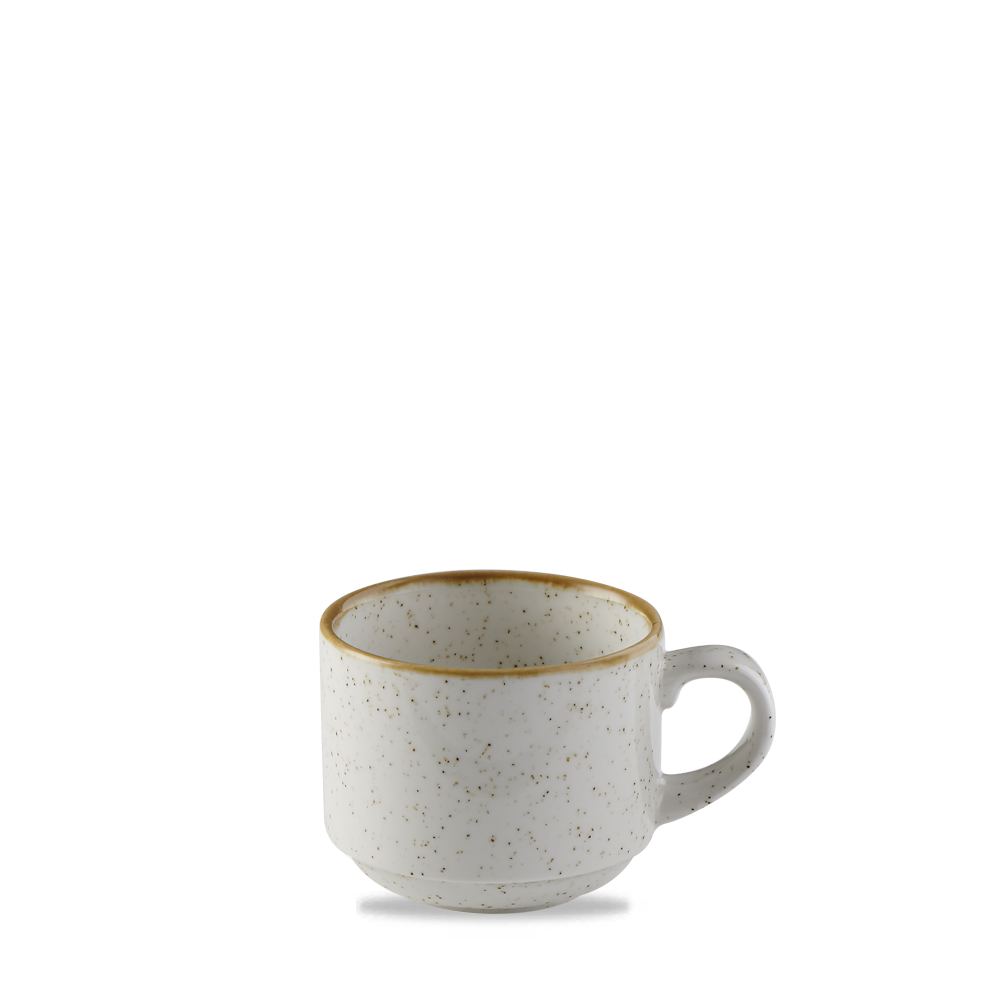 Rustic White 22cl Stacking Cup | Stonecast | Churchill – Churchill Home