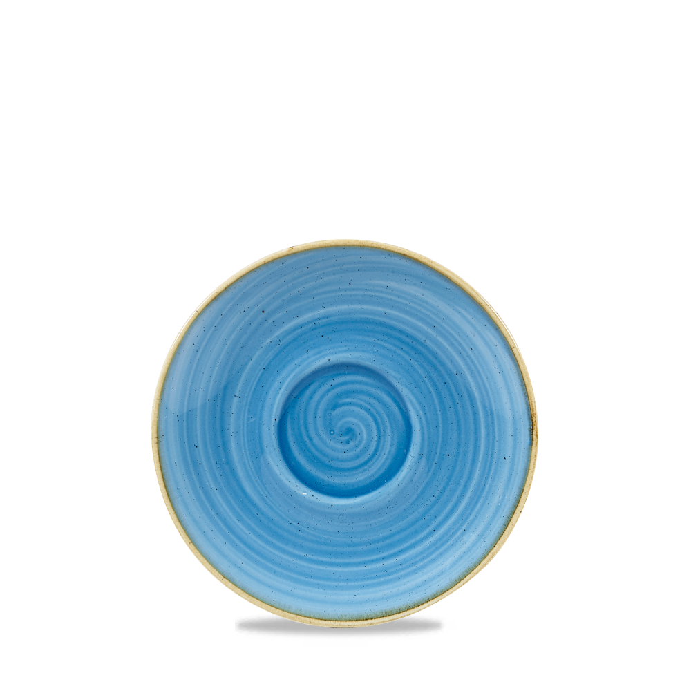 Cornflower Blue Cappuccino Saucer 15.6cm