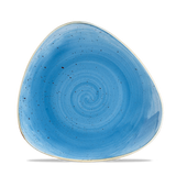 Cornflower Blue Triangle Plate 22.9cm