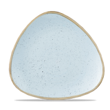 Duck Egg Blue Triangle Plate 28.5cm