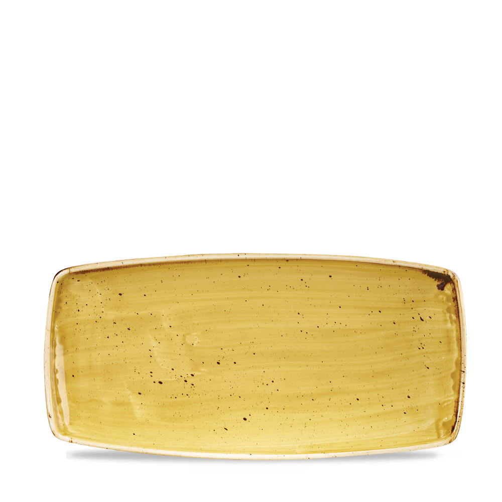 Mustard Seed Oblong Plate 29.5 x 14cm
