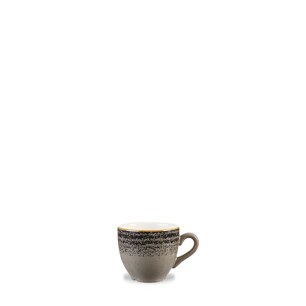 Homespun Charcoal Black Espresso Cup 10cl