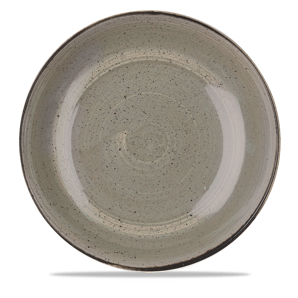 Peppercorn Grey Coupe Bowl 31cm