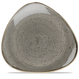 Peppercorn Grey Triangle Plate 31.1cm
