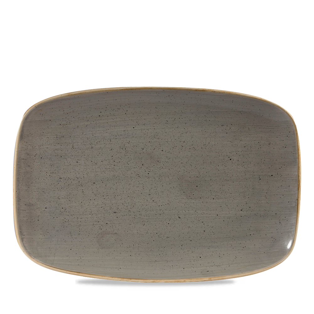 Peppercorn Grey Oblong Platter 34.4 x 23.4cm