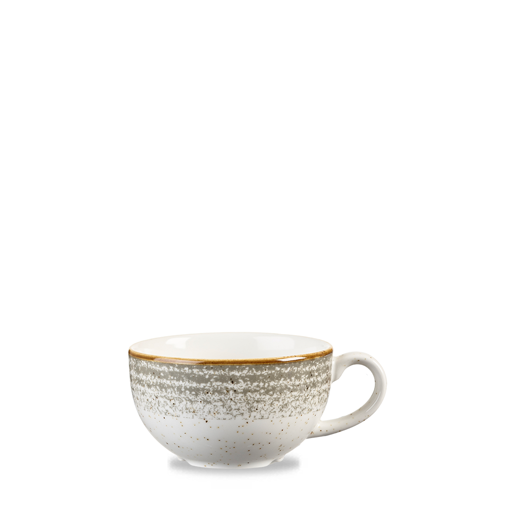 Homespun Stone Grey Cappuccino Cup 22.7cl