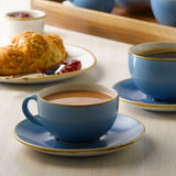 Cornflower Blue Cappuccino Cup 22.7cl