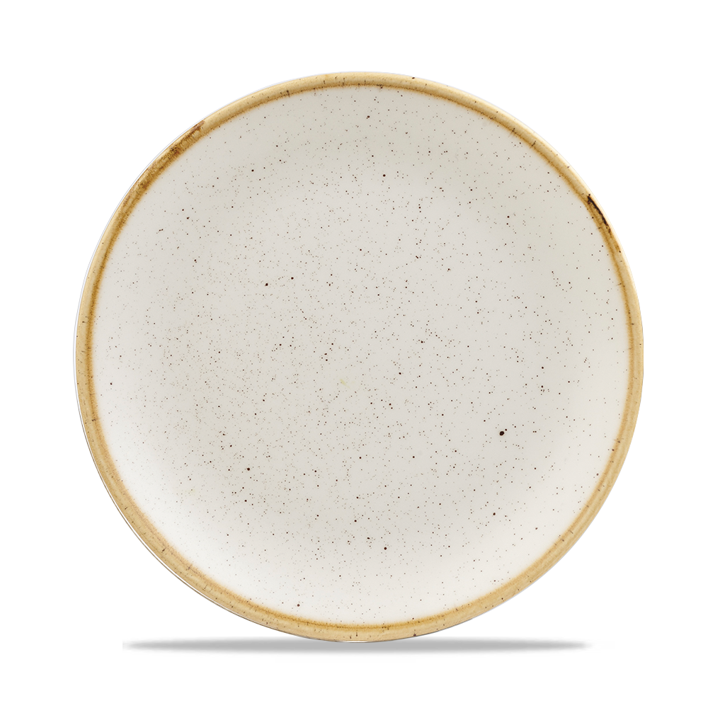 Barley White Coupe Plate 21.7cm